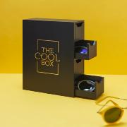 CAJA, GAFAS DE SOL, THE COOL BOX, NEGRO MADERA