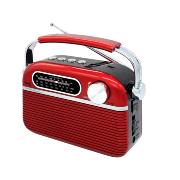 RADIO VINTAGE ROJA