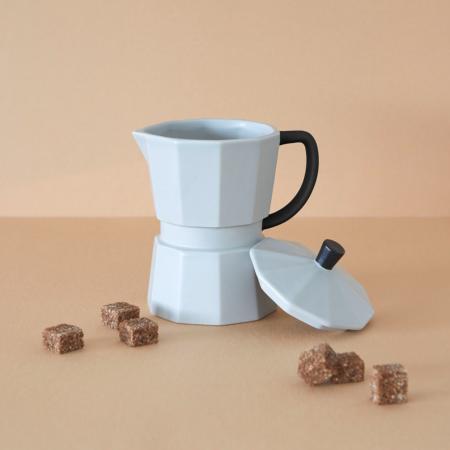 MUG MOKA GRIS CON TAPA CERAMICA