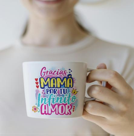 TAZA GRACIAS MAMA POR TU AMOR INFINITO