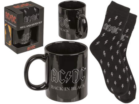 SET REGALO TAZA+CALCETINES AC/DC