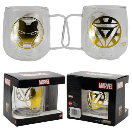 TAZA CRISTAL MARVEL