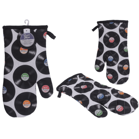 MANOPLA COCINA DISCOS VINILO