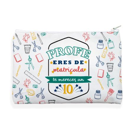 ESTUCHE PORTA TODO "PROFE ERES DE MATRICULA