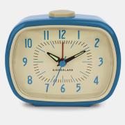 RELOJ CON ALARMA RETRO AZUL