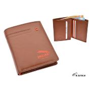 CARTERA CLASICA CUERO/NARANJA