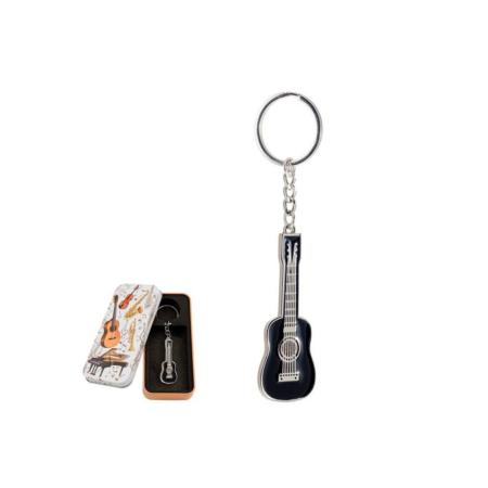 LLAVERO GUITARRA NEGRA