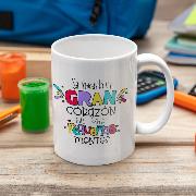 TAZA SE NECESITA UN GRAN CORAZON