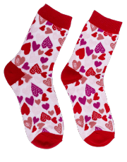 CALCETINES CORAZONES T-36-42