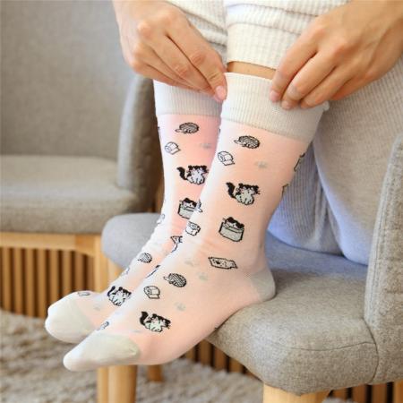 CALCETINES PINK KITTY T-36-41