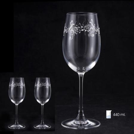 SET COPAS VINO MUSICA