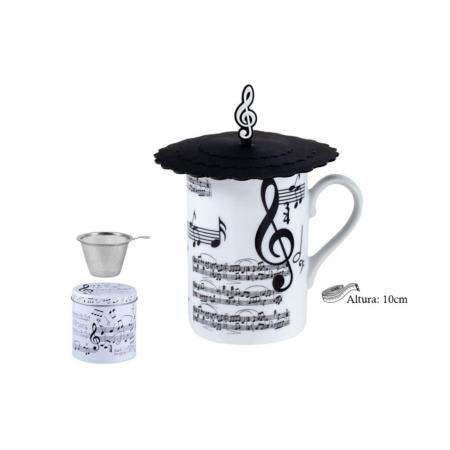 MUG MUSICA CON FILTRO EN LATA
