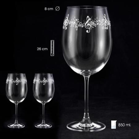 COPAS VINO MUSICA