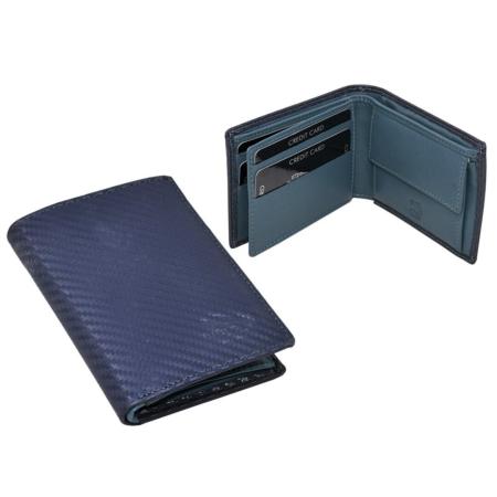 CARTERA CLASICA "KYOTO" AZUL