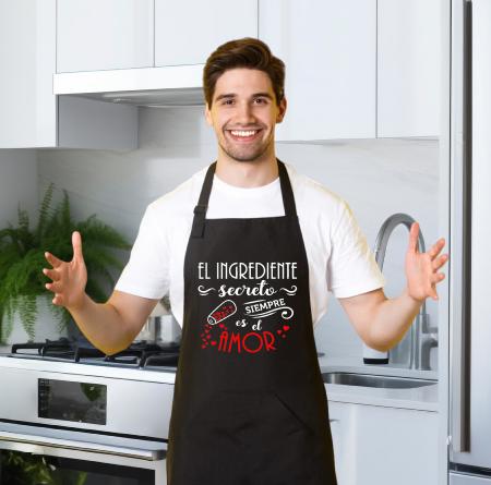 DELANTAL "EL INGREDIENTE SECRETO ES EL AMOR