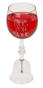 COPA DE VINO CON CAMPANA