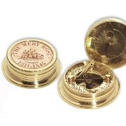 RELOJ SOLAR CON BRUJULA DE BOLSILLO