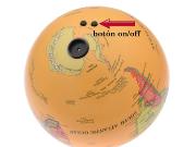GLOBO TERRAQUEO BEIGE