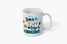 TAZA AQUI TOMA CAFE EL MEJOR ABUELO