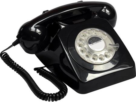 TELEFONO VINTAGE NEGRO