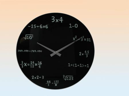 RELOJ MATEMATICAS