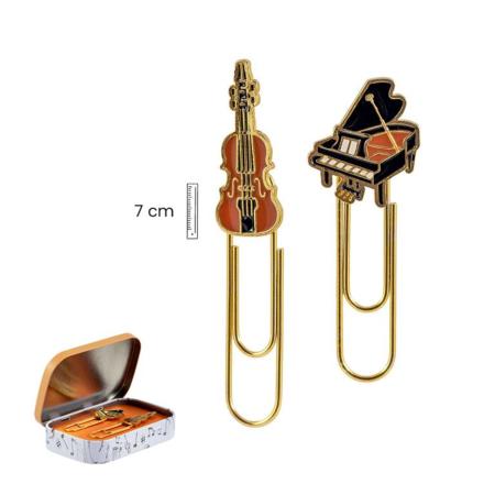 SET 2 CLIPS GRANDES NOTAS PIANO/VIOLIN