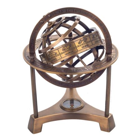 ESFERA ARMILLARY CON BRUJULA