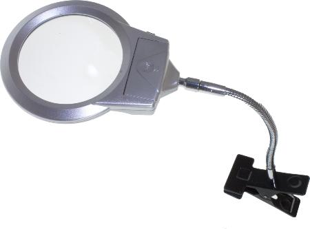 LUPA CON PINZA PARA MESA