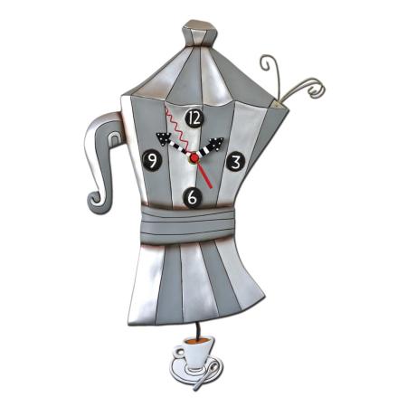 RELOJ PARED CAFETERA
