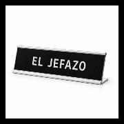 PLACA ESCRITORIO "EL JEFAZO