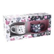 JUEGO TAZAS MINI GATOS