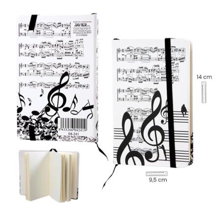 LIBRETA A5 MOTIVOS MUSICALES