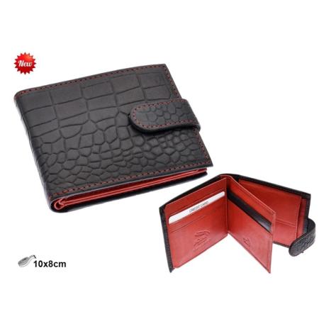 CARTERA AMERICANA COCO NEGRA/ROJA
