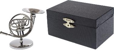 MINIATURA TROMPA CROMADA