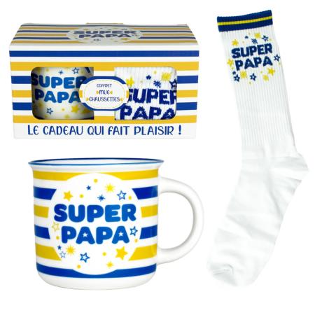 SET TAZA+CLACETIN SUPER PAPA