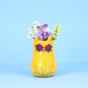 FLORERO COOL CAT AMARILLO